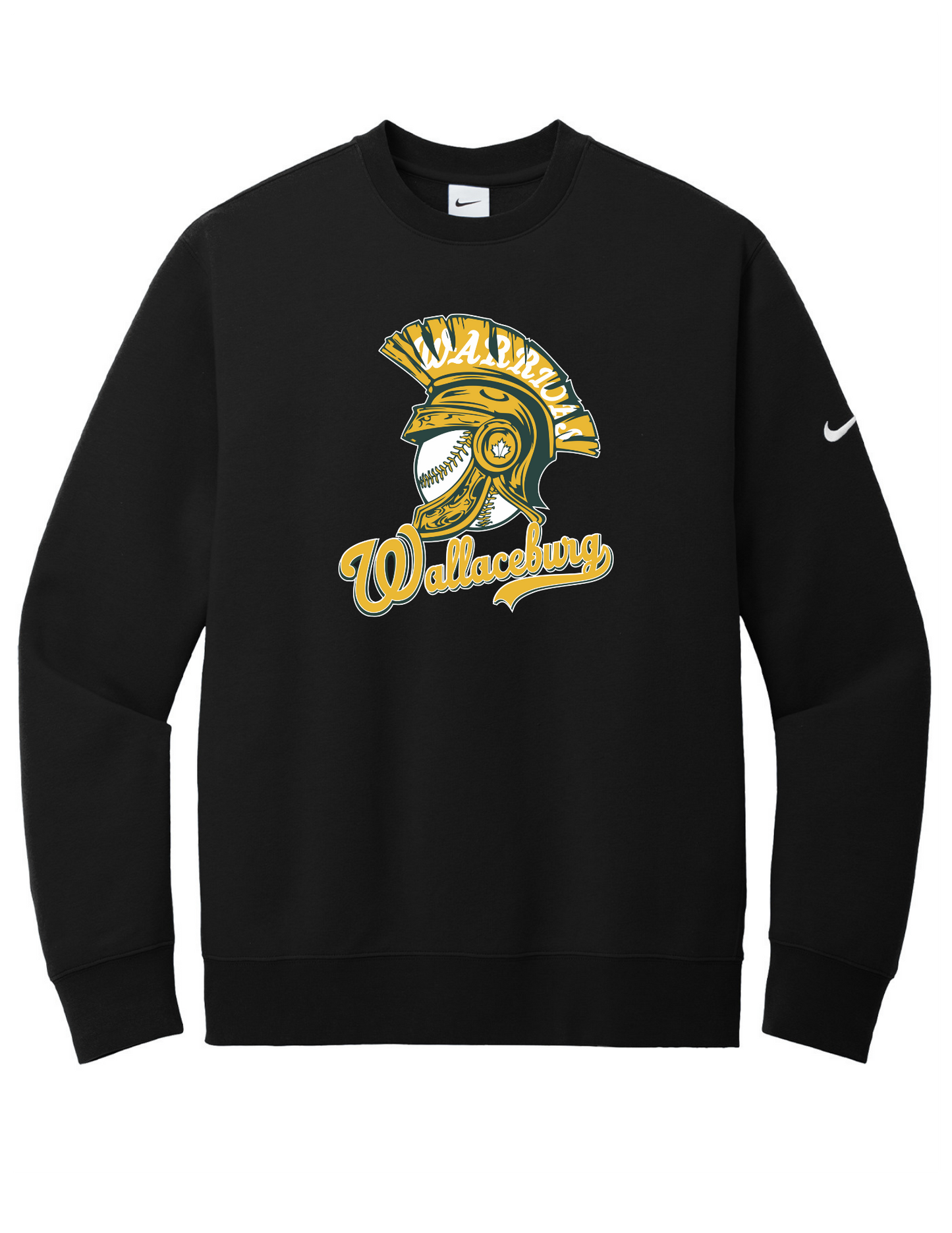 Wallaceburg Warriors Adult Nike Swoosh Crewneck Sweater