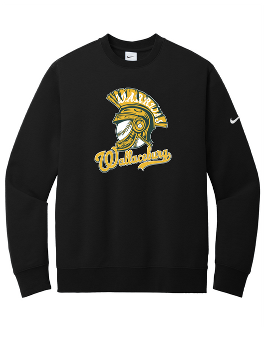 Wallaceburg Warriors Adult Nike Swoosh Crewneck Sweater