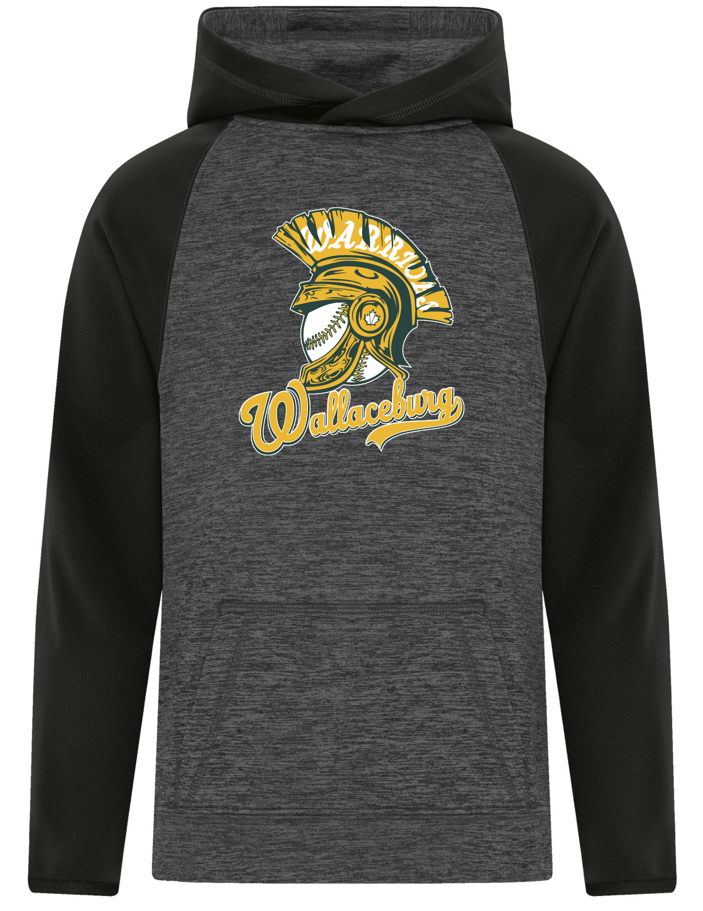 Wallaceburg Warriors Adult/Youth Two Tone Hoodie