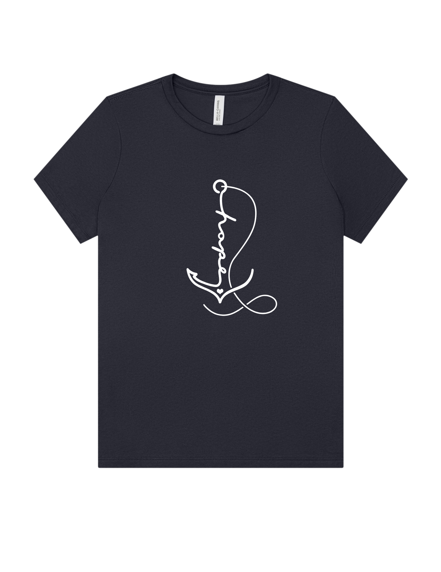 Anchored in Hope Bella + Canvas Ladies T-Shirt