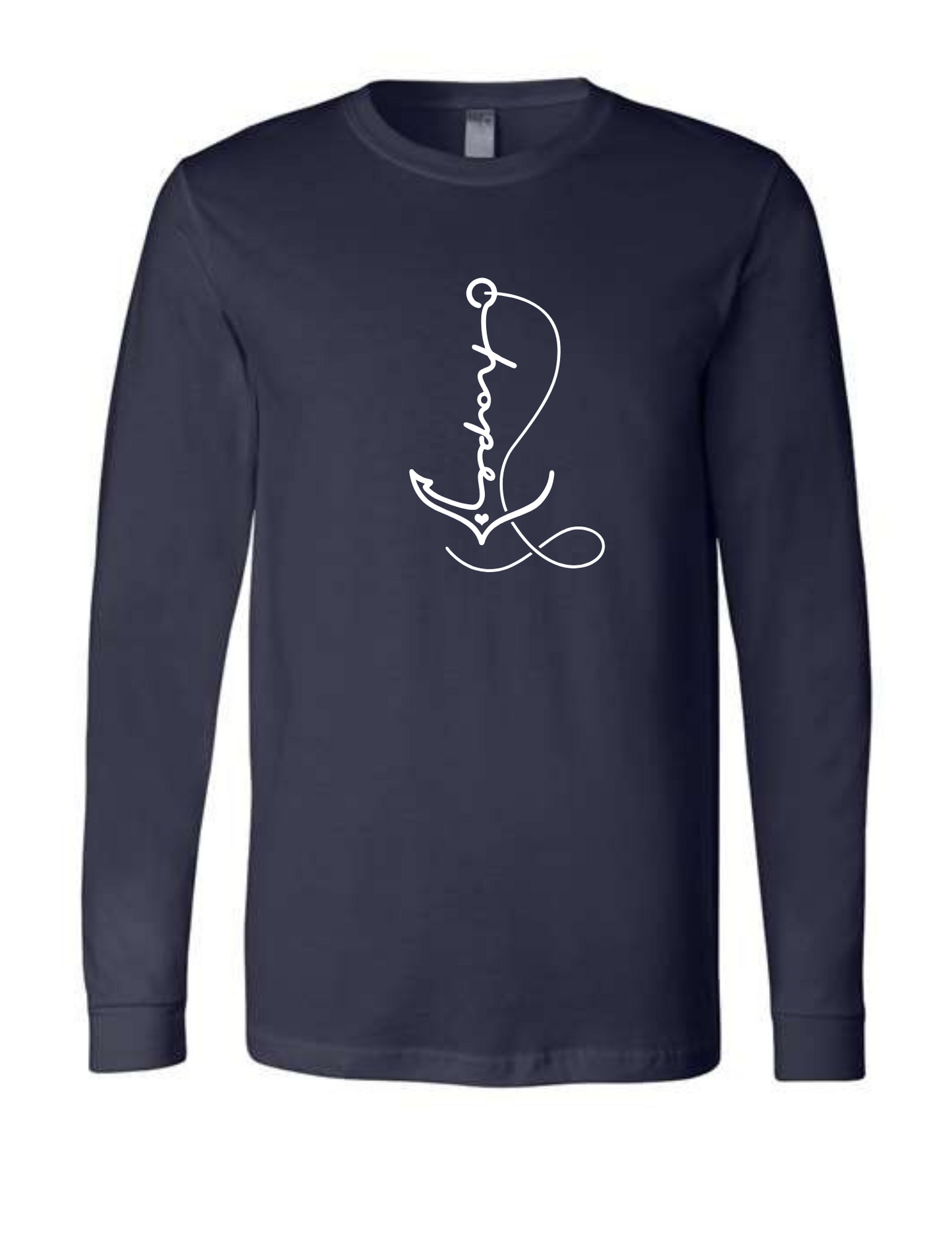 Anchored in Hope Bella + Canvas Unisex Long Sleeve