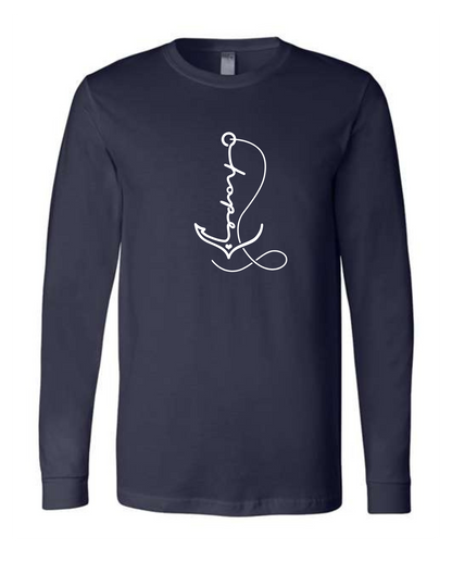 Anchored in Hope Bella + Canvas Unisex Long Sleeve