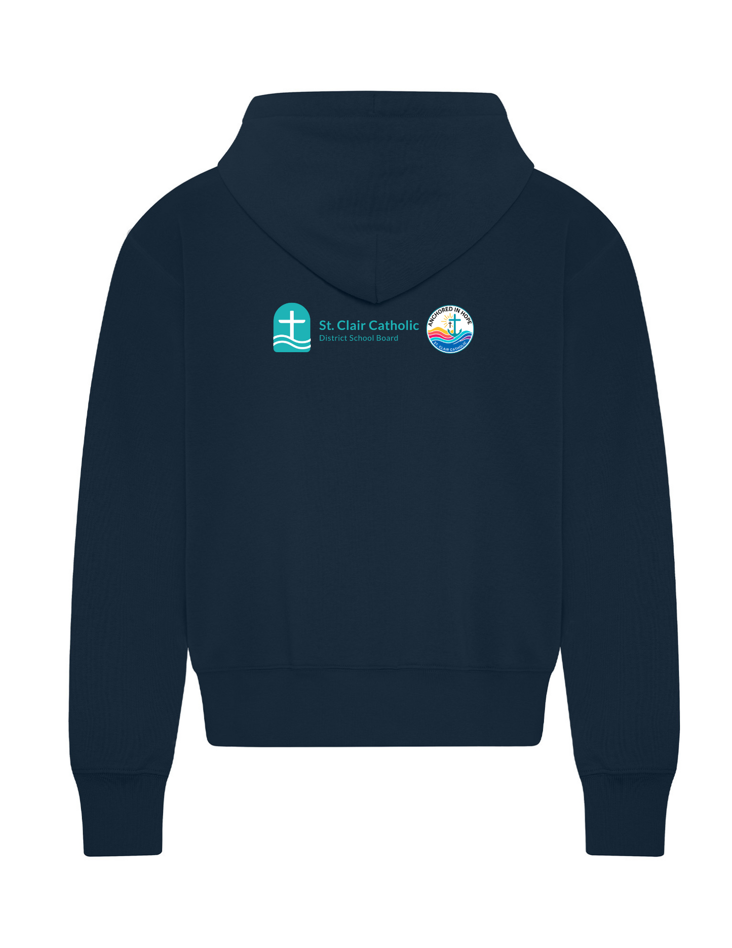 Anchored in Hope Koi Ladies Hoodie