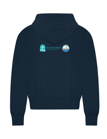 Anchored in Hope Koi Ladies Hoodie