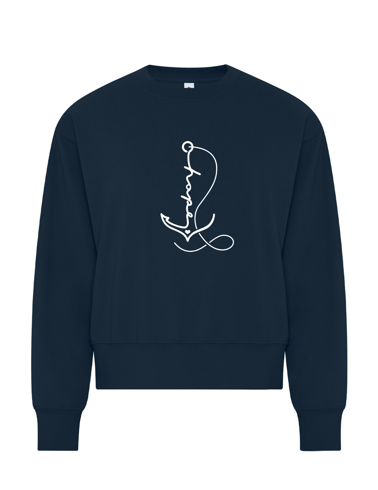 Anchored in Hope Koi Ladies Crewneck