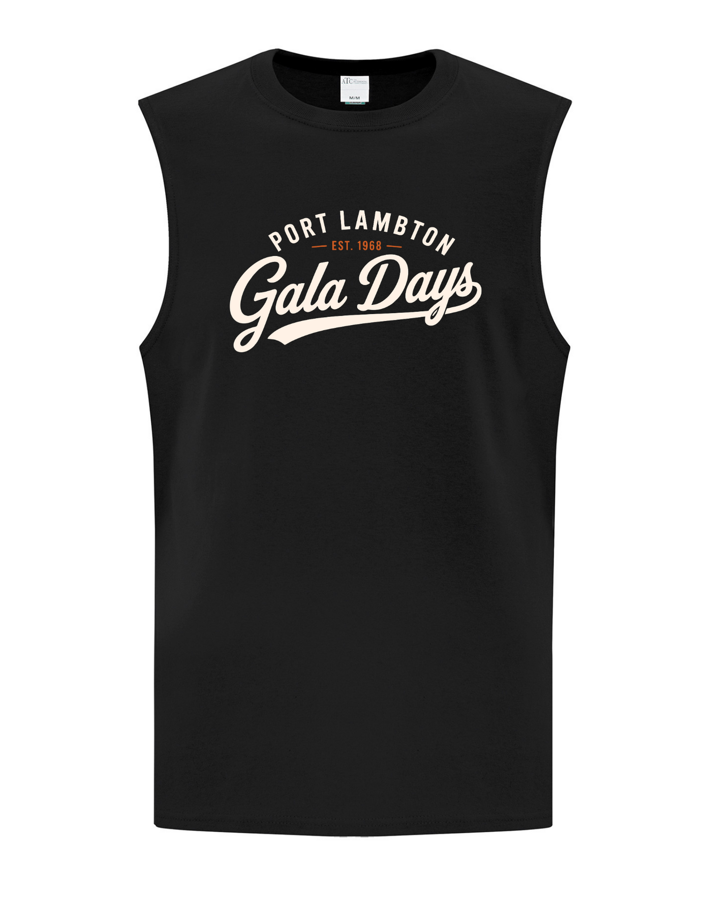 Gala Days Script Sleeveless Shirt