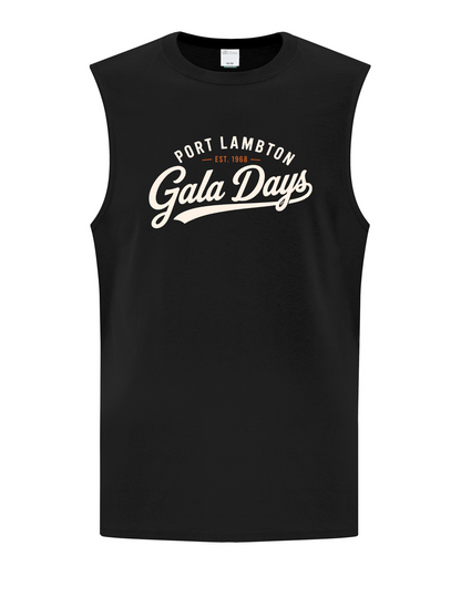 Gala Days Script Sleeveless Shirt