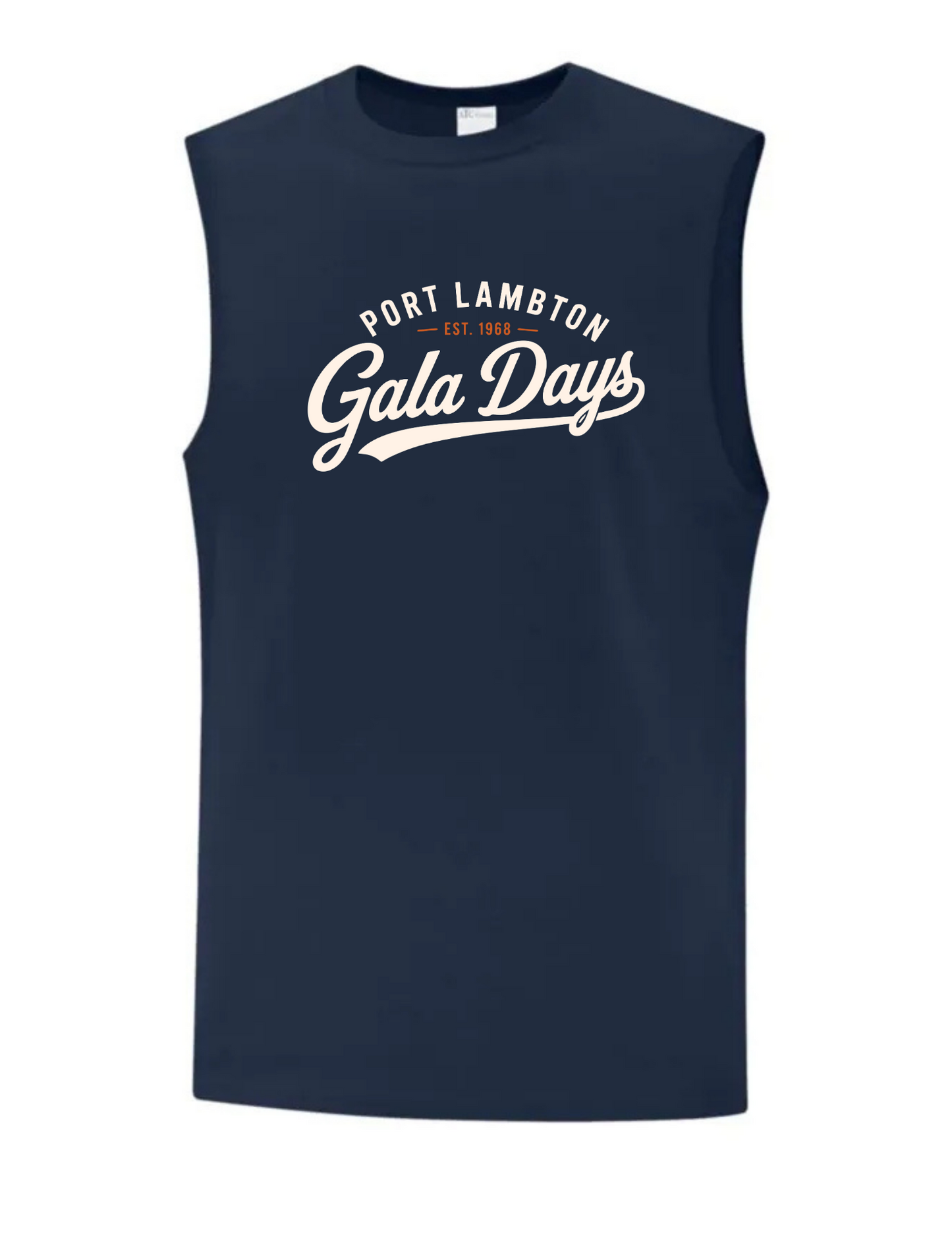 Gala Days Script Sleeveless Shirt