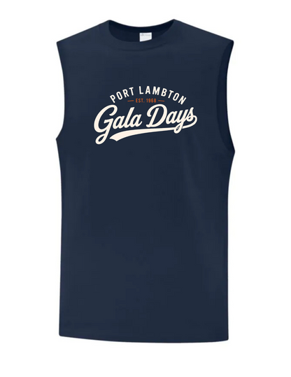 Gala Days Script Sleeveless Shirt