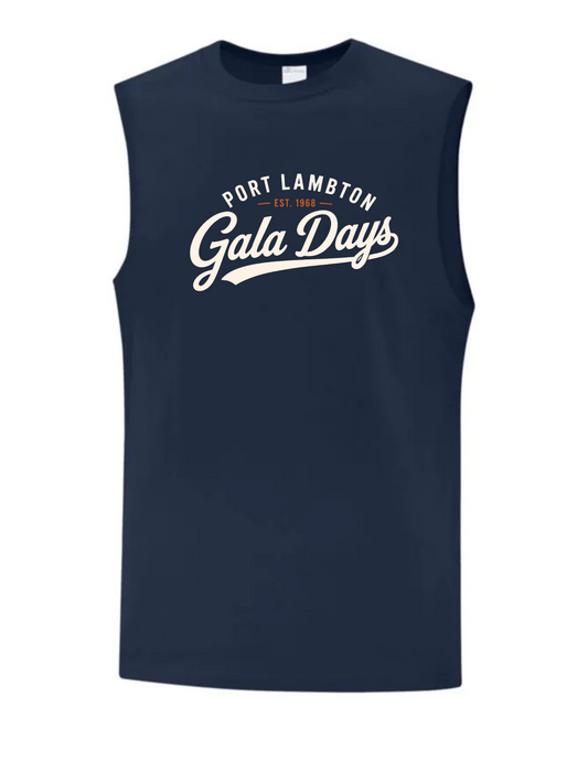 Gala Days Script Sleeveless Shirt