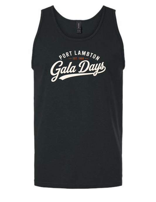 Gala Days Script Unisex Tank