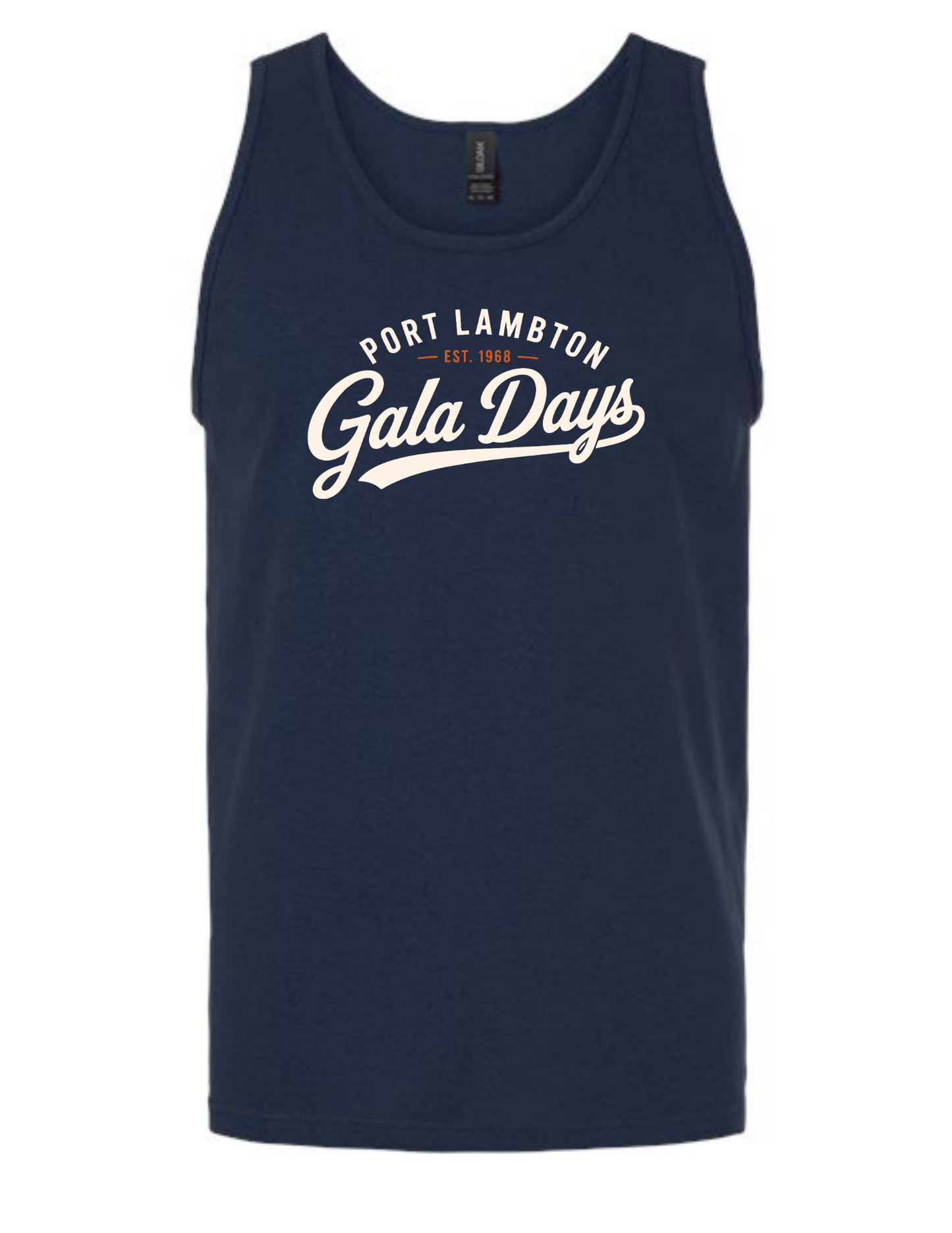 Gala Days Script Unisex Tank