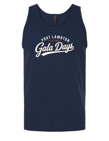 Gala Days Script Unisex Tank