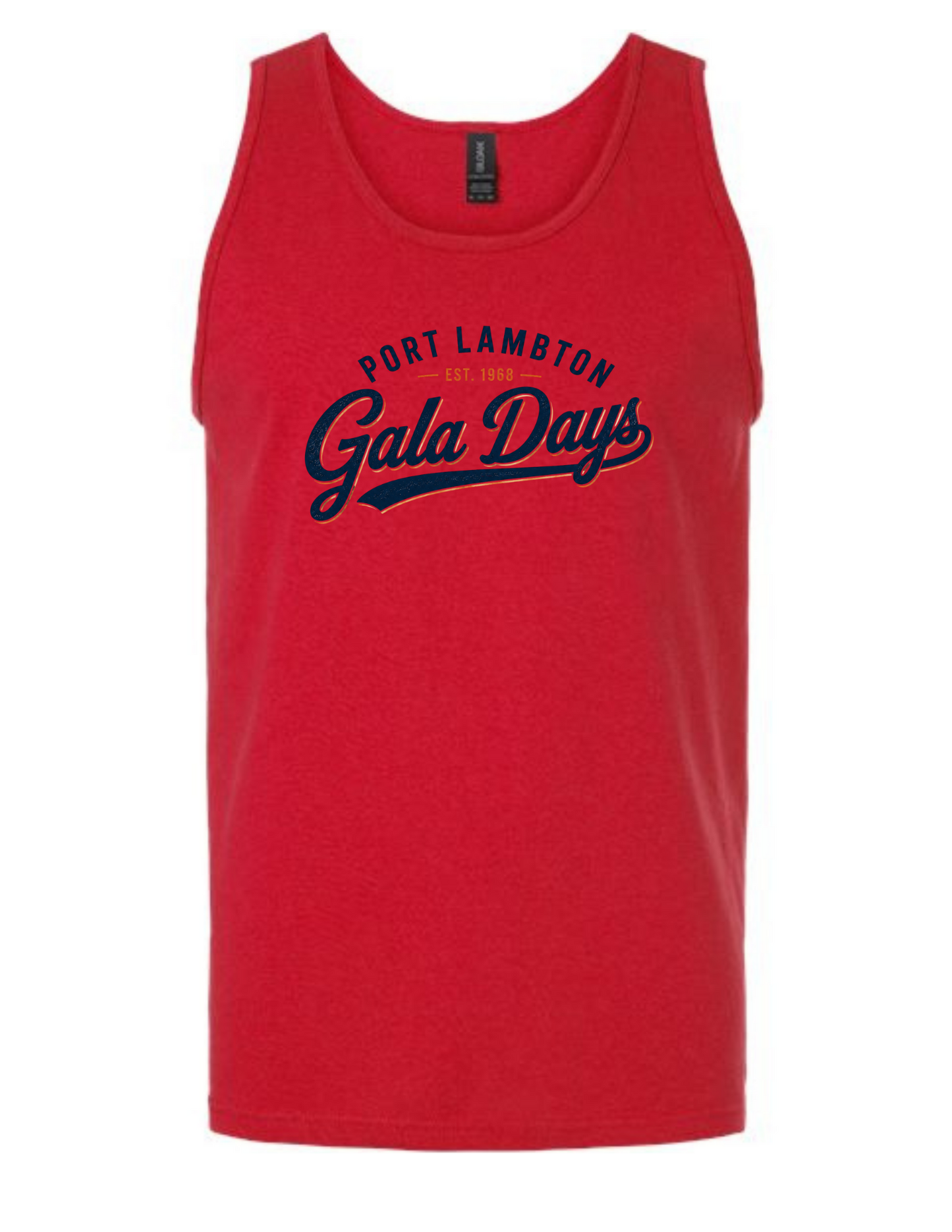 Gala Days Script Unisex Tank