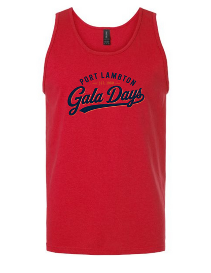 Gala Days Script Unisex Tank
