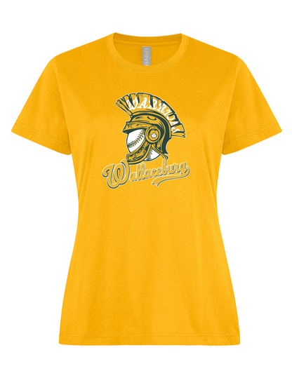Wallaceburg Warriors Ladies Pro Spun T-Shirt