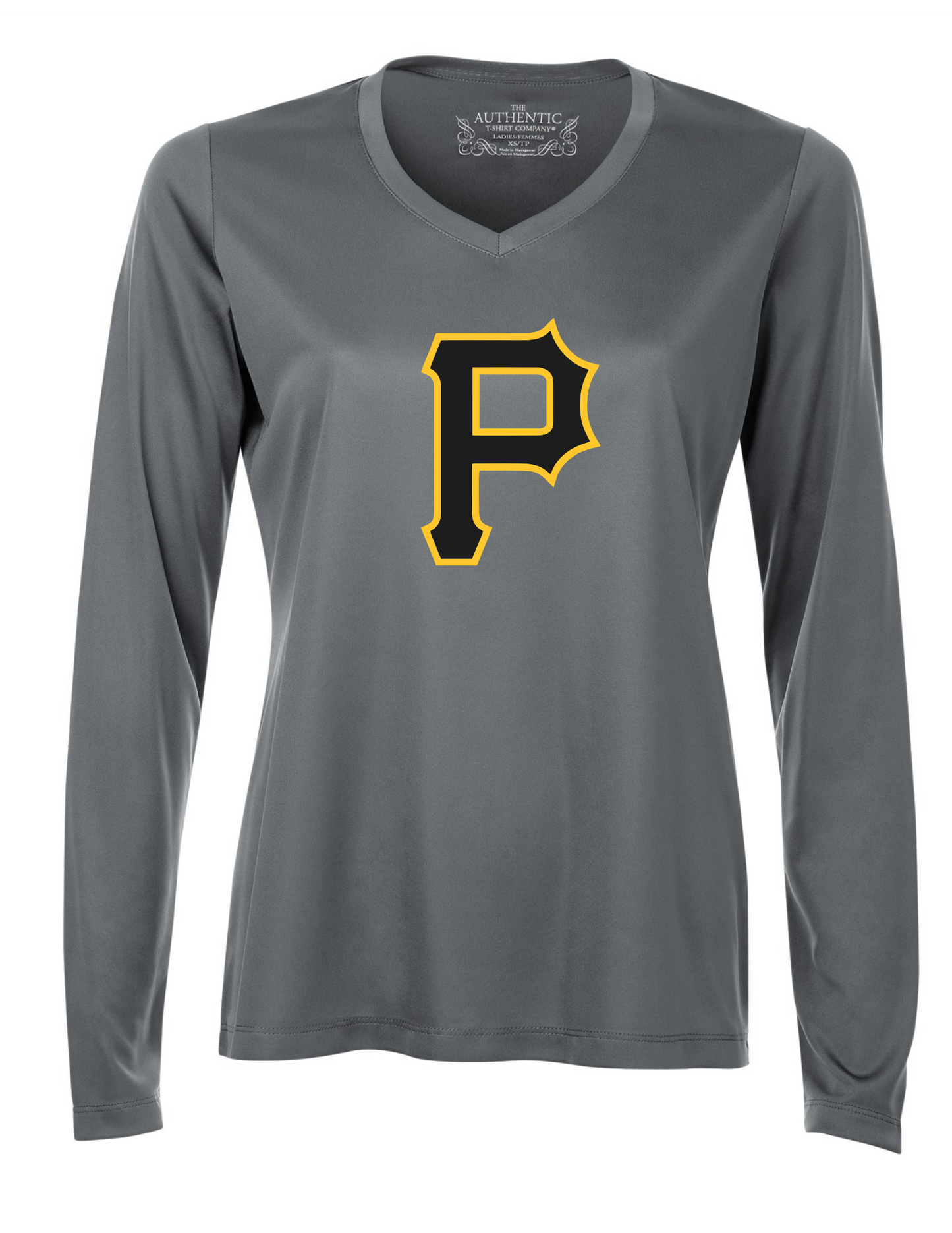 Port Lambton Pirates Ladies Performance V-Neck Long Sleeve