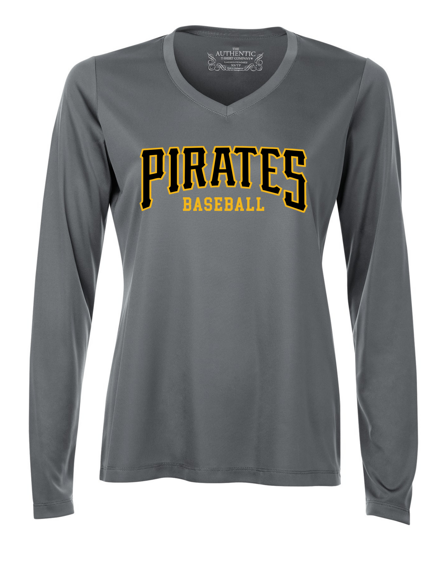 Port Lambton Pirates Ladies Performance V-Neck Long Sleeve