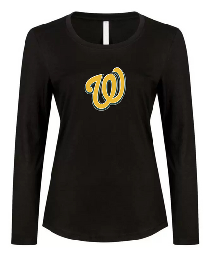 Wallaceburg Warriors Ladies Ring Spun Long Sleeve