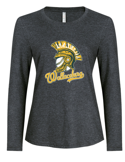 Wallaceburg Warriors Ladies Ring Spun Long Sleeve