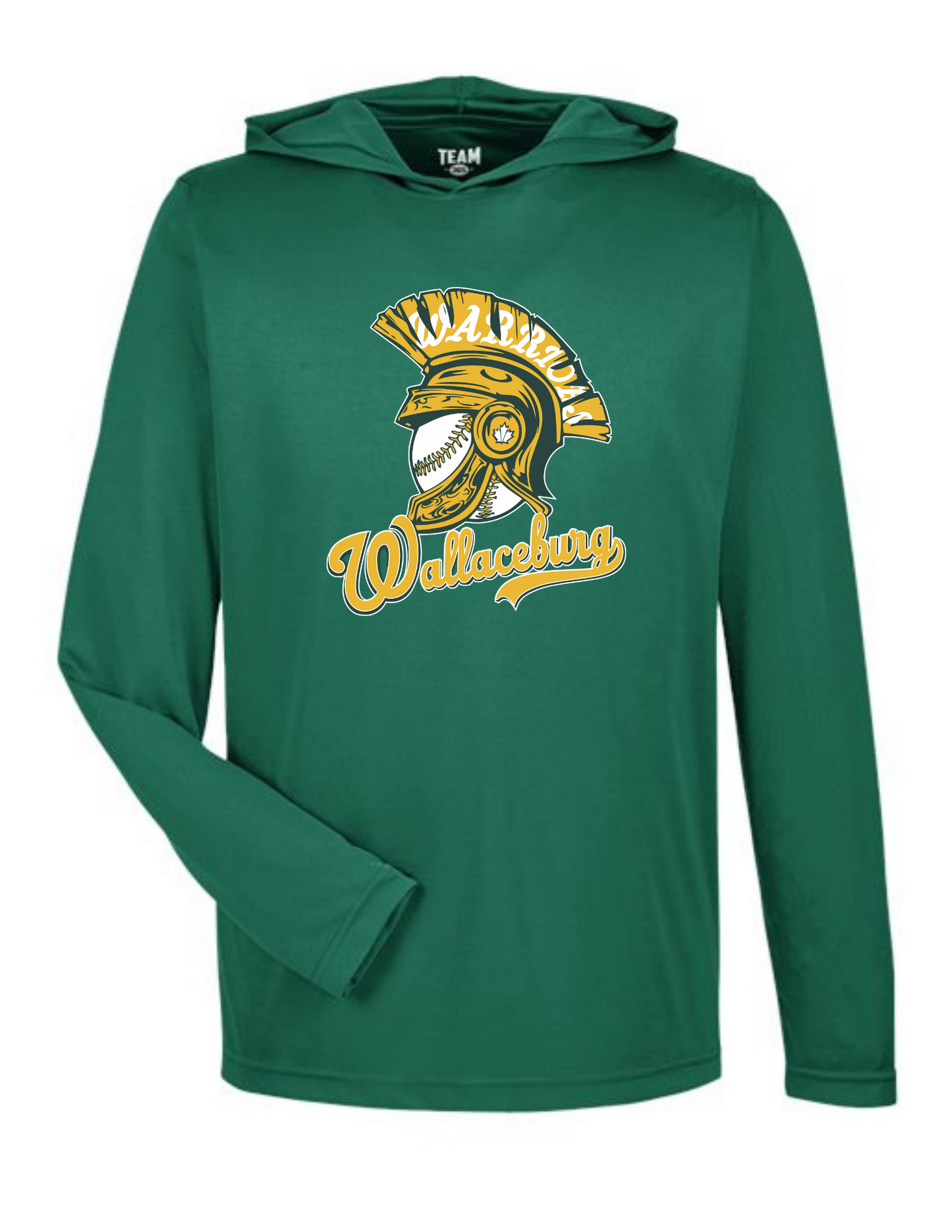 Wallaceburg Warriors Adult/Youth Zone Performance Hooded Tee