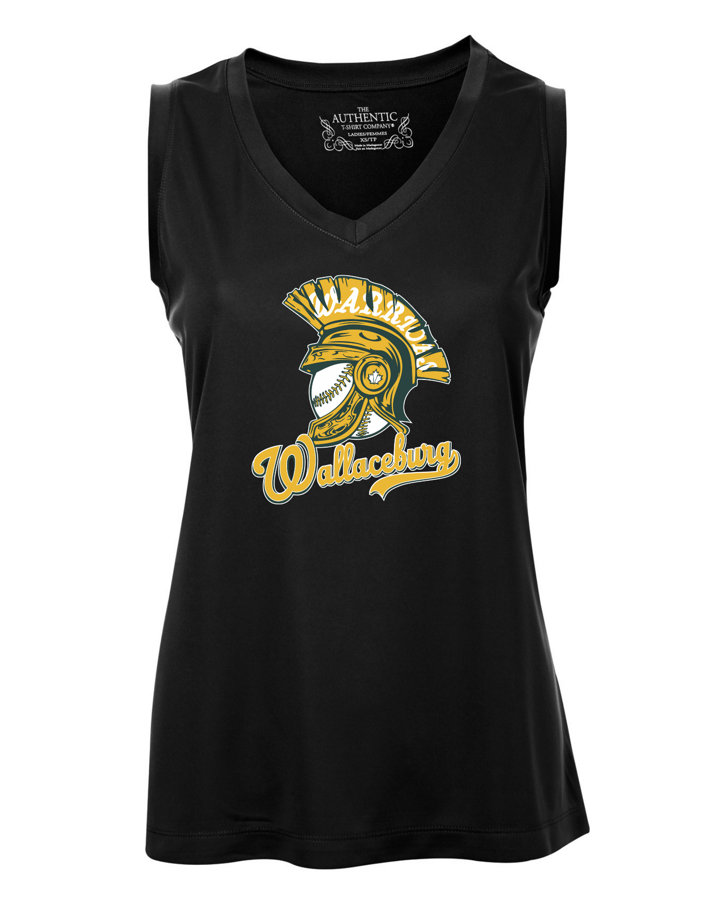 Wallaceburg Warriors Ladies Pro Team Sleeveless V-Neck