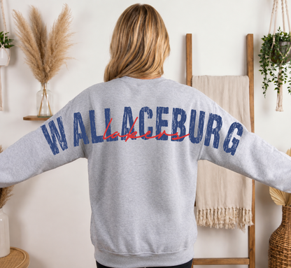 Wallaceburg Lakers Arm 1/4 Zip Sweater