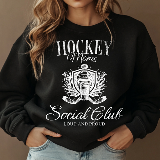 Hockey Mom Social Club Crewneck